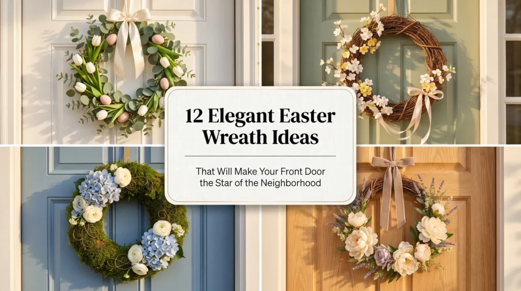 12 Elegant Easter Wreath Ideas That Will Make Your Front Door the Star of the Neighborhood