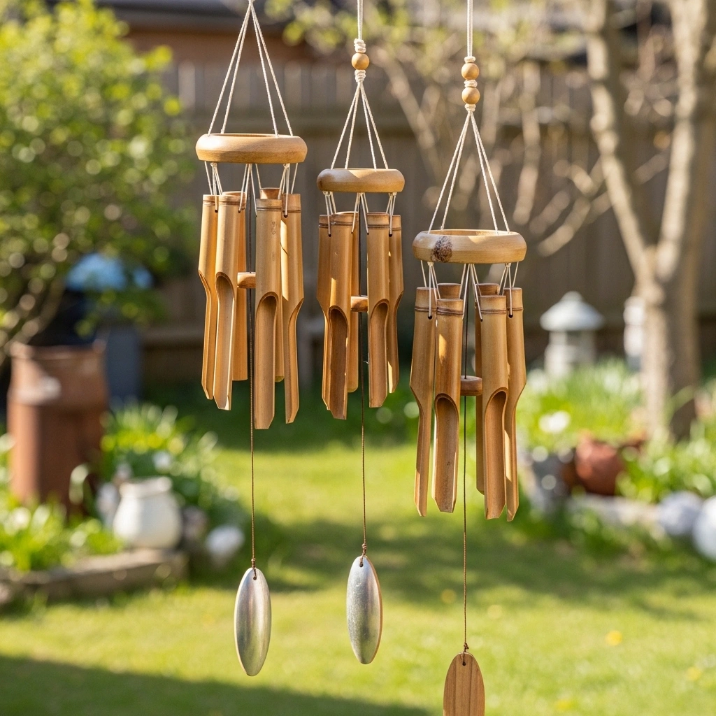 Bamboo wind chimes – sustainable garden decor 2026 USA