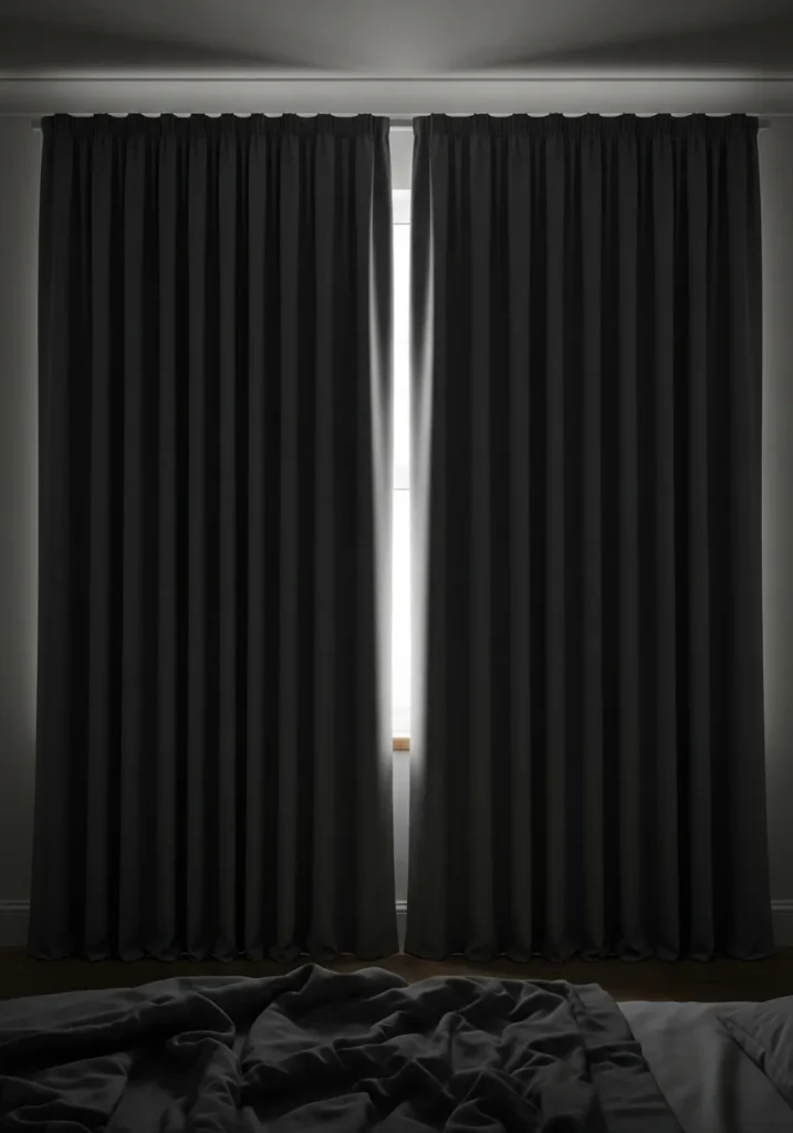 Blackout curtains to keep bedroom cool in summer – effective heat blocking