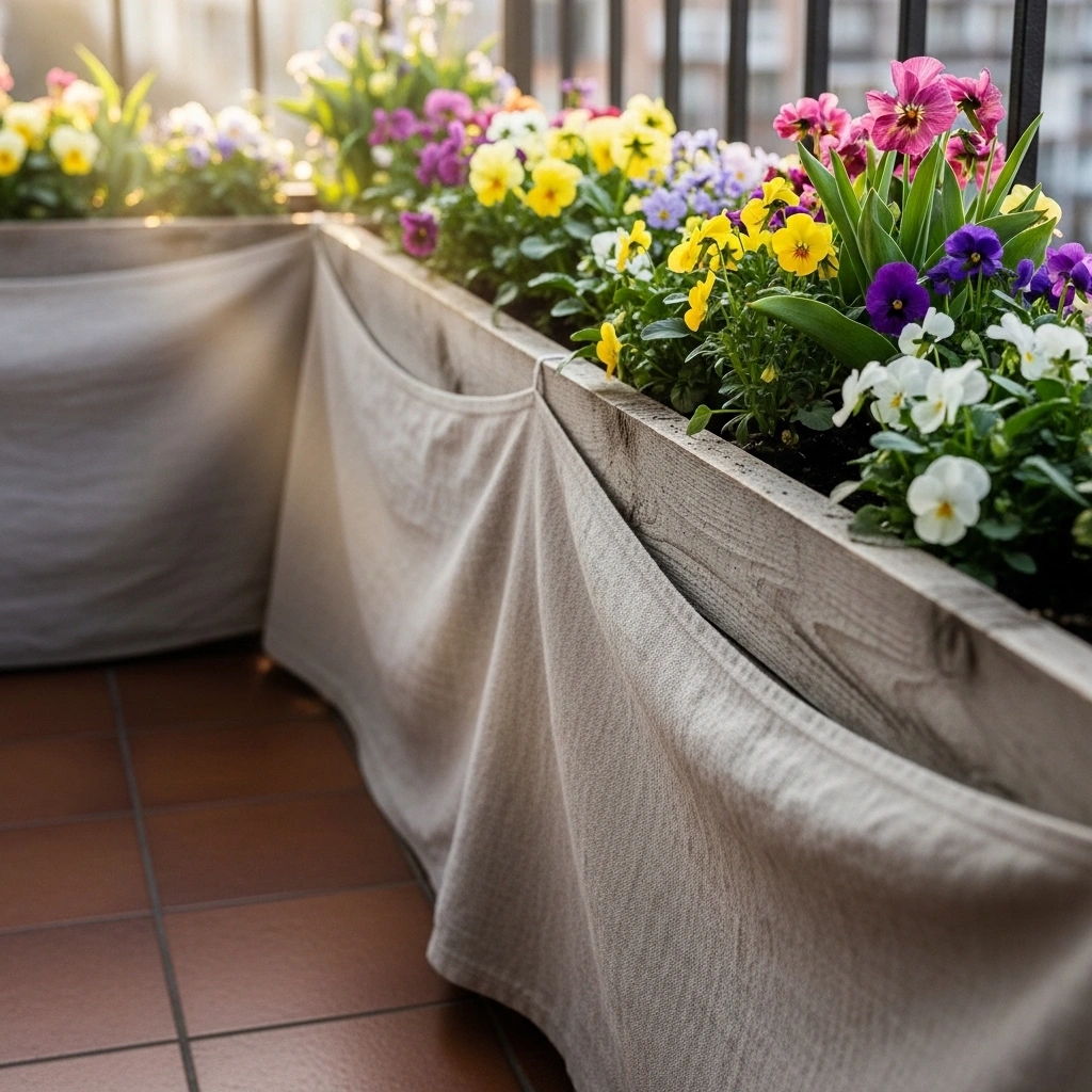 DIY balcony planters spring – simple budget spring balcony garden ideas
