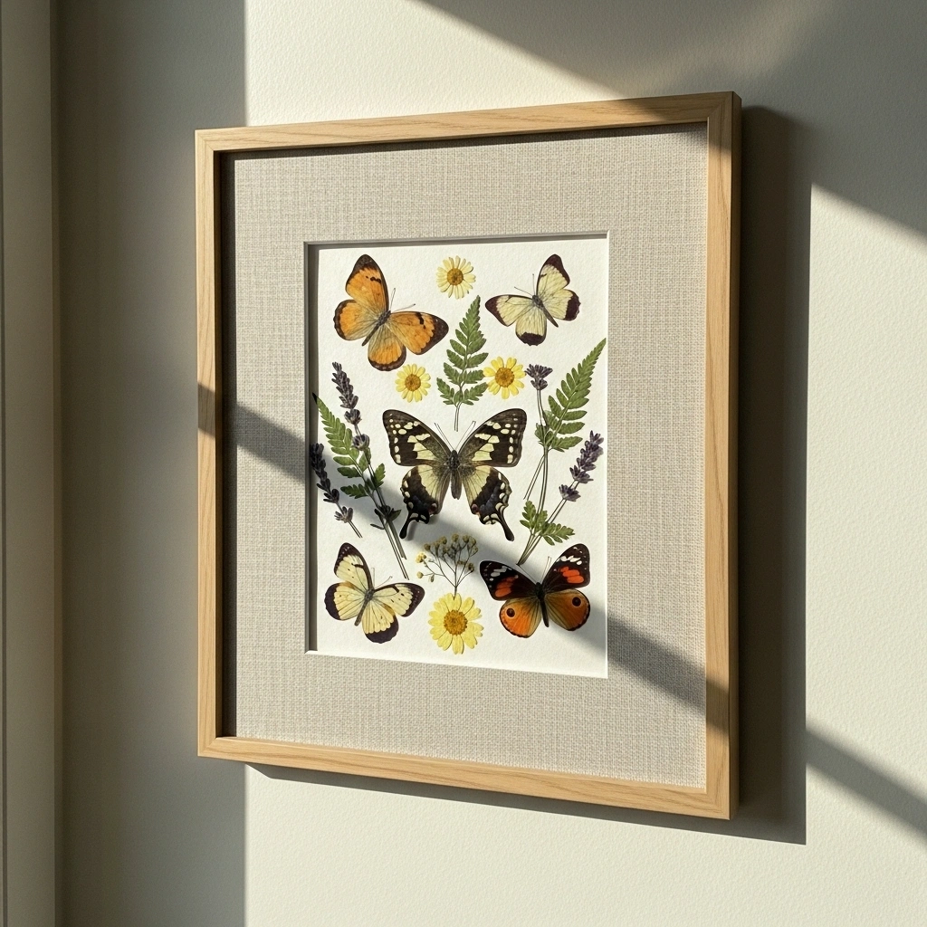 DIY butterfly wall art – creative nature nursery ideas