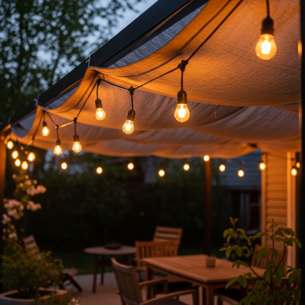 Outdoor string lights spring 2026 – easy spring garden lighting ideas