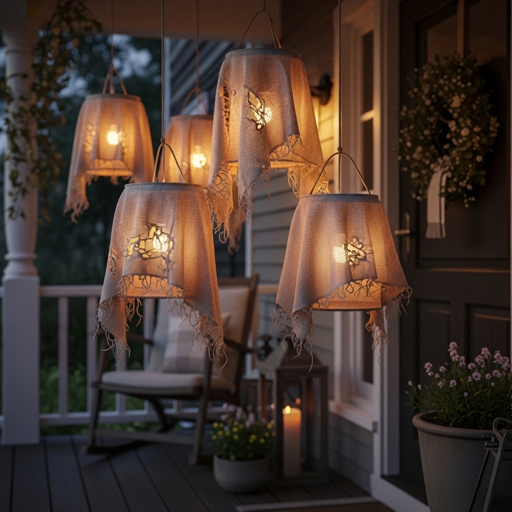 Porch lighting spring decor – welcoming spring garden lighting ideas