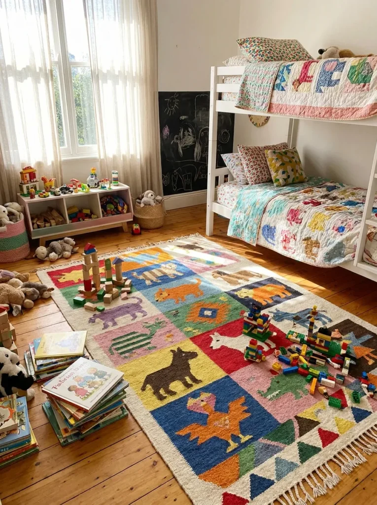 Cute rugs for kids bedrooms – fun, colorful and practical