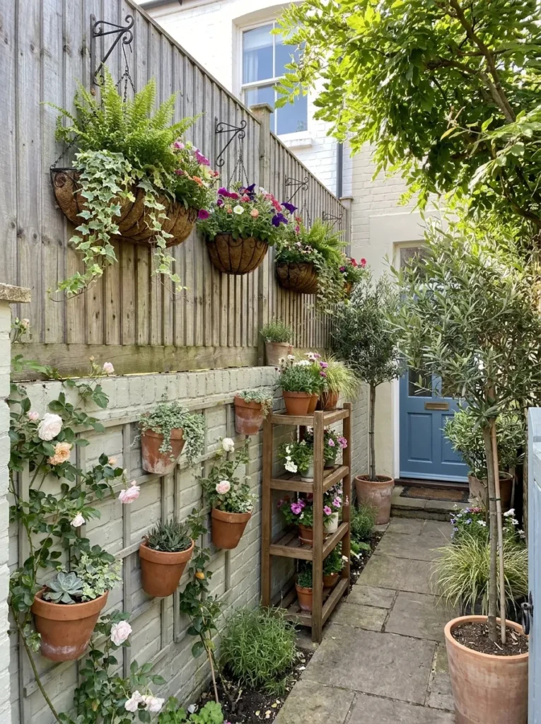 Vertical elements for small front yard curb appeal – smart space solution