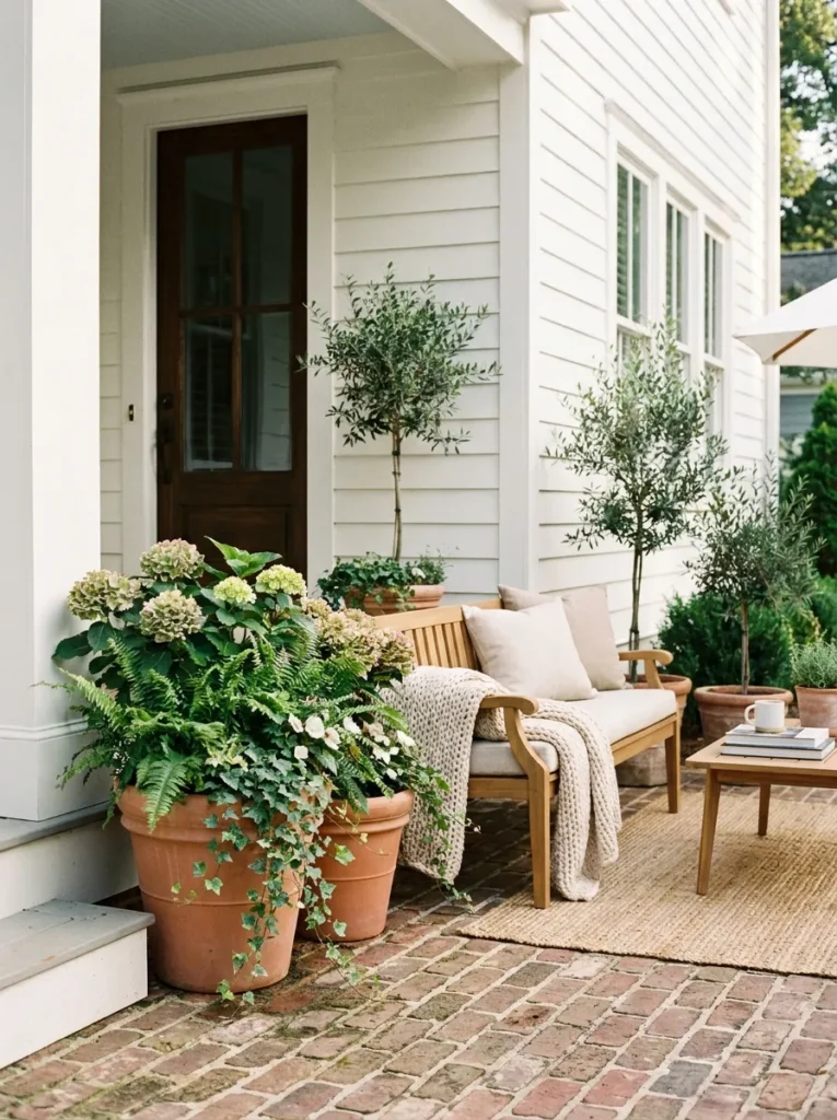 Front porch as outdoor living room – welcoming curb appeal