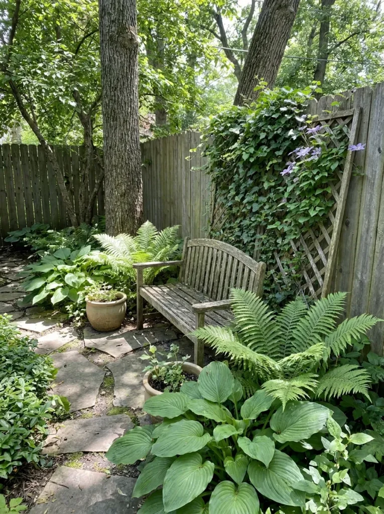 Woodland garden for small backyard – cozy and magical